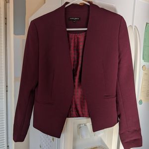 Plum maroon Mario Serrani size 6 blazer